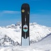 Burton Custom FV Mens All Mountain Snowboard Package top sheet graphic